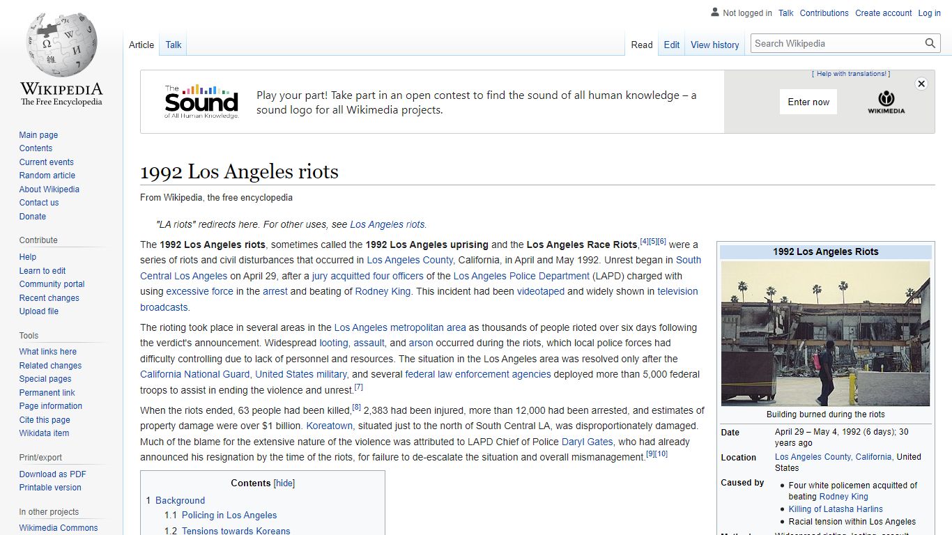 1992 Los Angeles riots - Wikipedia